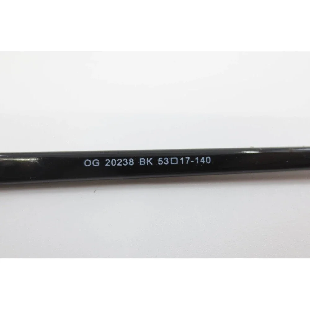 Otis + Grey OG 20238 BK Black Geometric Round Eyeglasses Frames 53-17-140